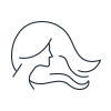 Female testimonial icon