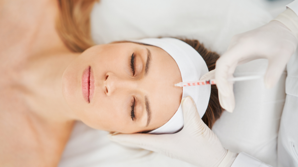 Cosmetic Forehead Injection Treatment